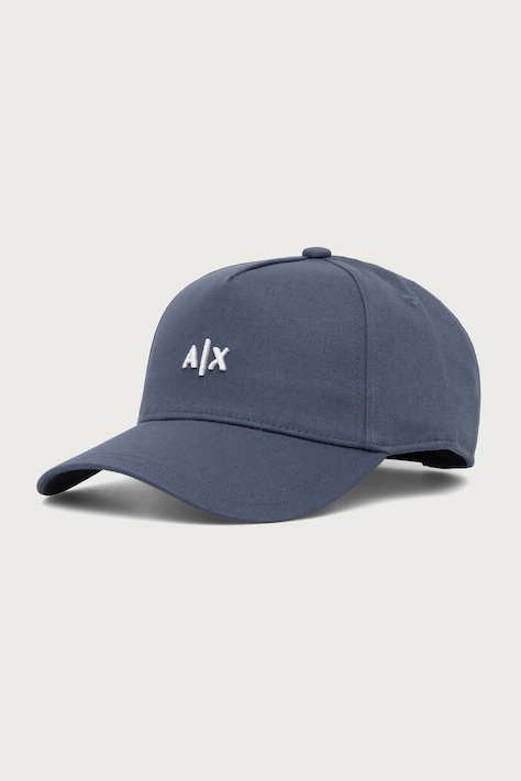 Armani Exchange Kapa s šiltom moška bombažna modra 954112 CC571