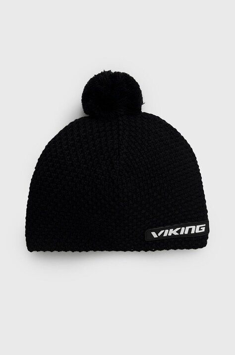 Viking caciula culoarea negru, de lana