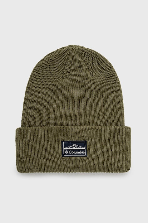 Čepice Columbia Lost Lager II Beanie zelená barva, 1975921