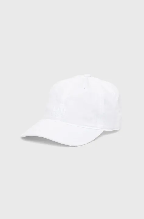 Helly Hansen șapcă culoarea alb, cu imprimeu 38791