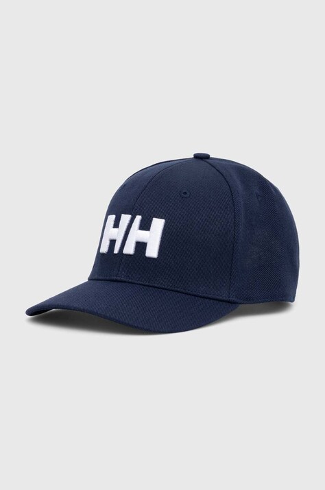 Шапка Helly Hansen колір чорний з аплікацією 67300-990