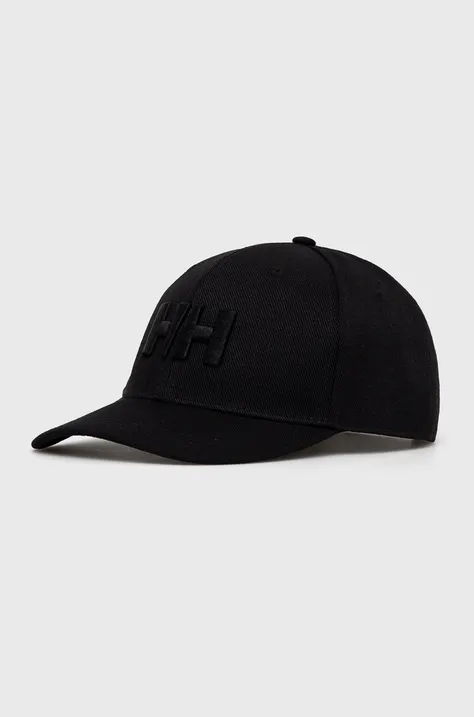Helly Hansen șapcă culoarea negru, cu imprimeu 67300-990