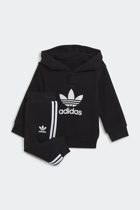 Detská tepláková súprava adidas Originals H25218 čierna farba