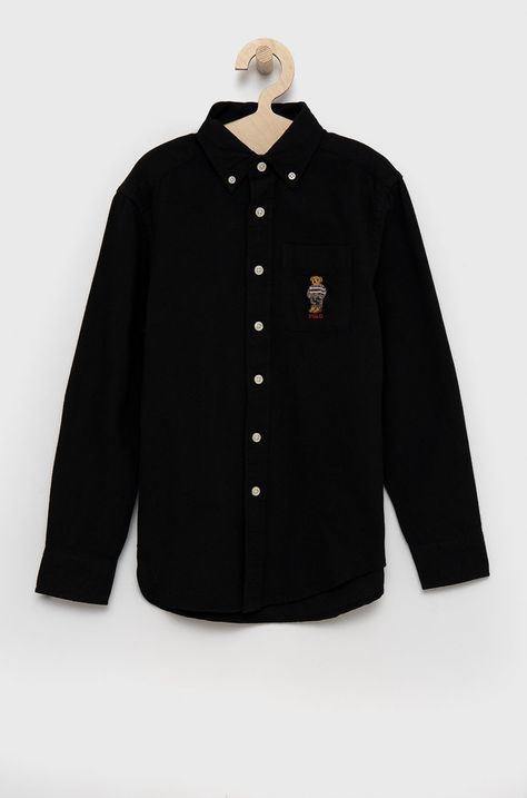 Дитяча бавовняна сорочка Polo Ralph Lauren