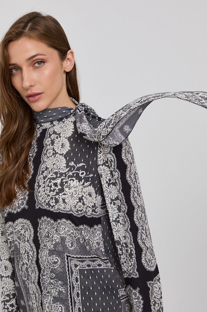 Μπλουζάκι Red Valentino χρώμα: μαύρο
