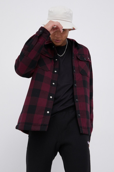 Dickies Kurtka męska kolor fioletowy przejściowa DK0A4XGRMR0-MAROON