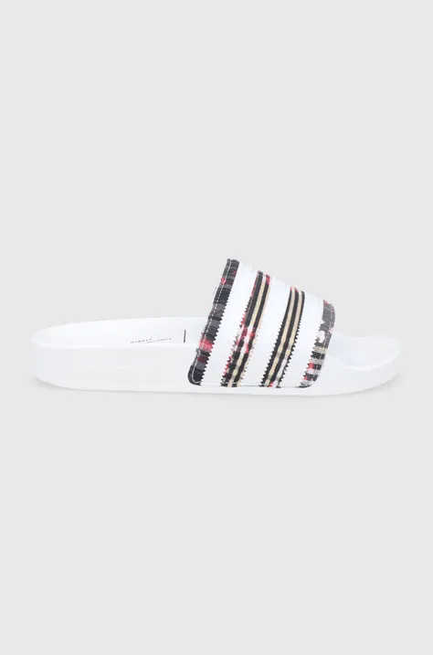 Παντόφλες adidas Originals ADILETTE γυναικείες, χρώμα: άσπρο