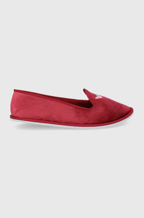 Kućne papuče EA7 Emporio Armani boja: crvena