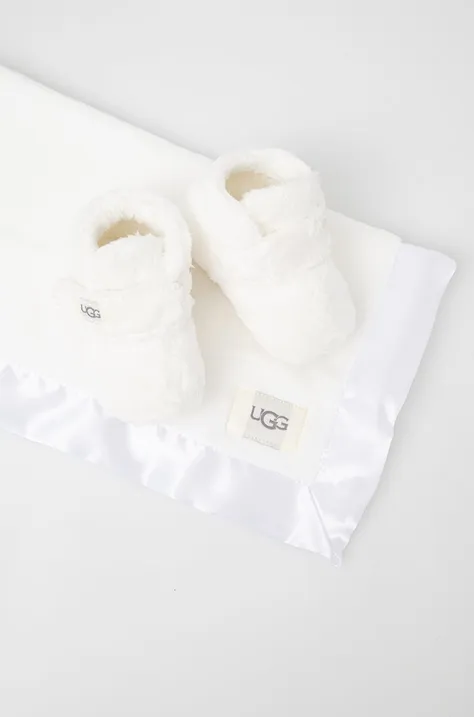 Dječje papuče UGG boja: bijela