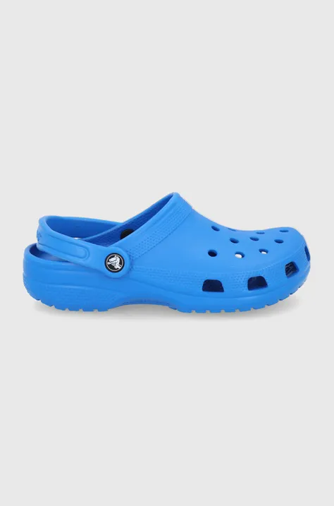 Crocs sliders CLASSIC 10001 blue color