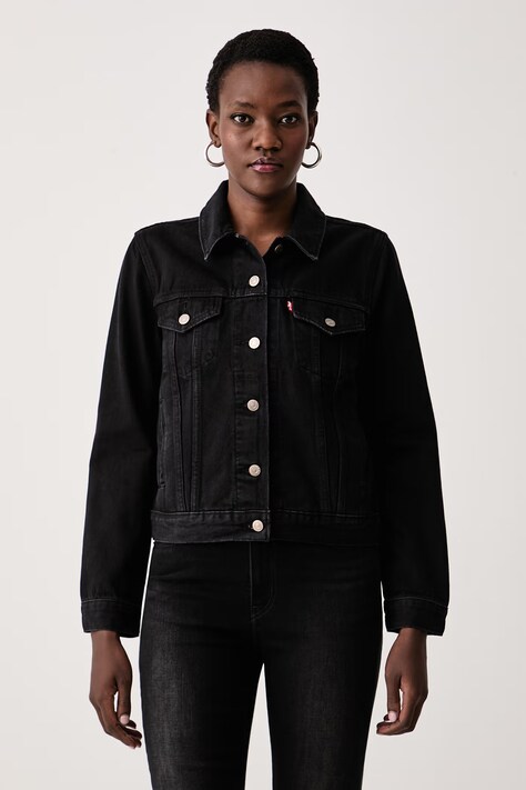 Levi's Kurtka przejściowa damska jeansowa ORIGINAL czarna 29945-0070