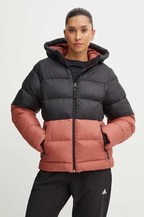 Helly Hansen geaca femei, culoarea roz, de iarna
