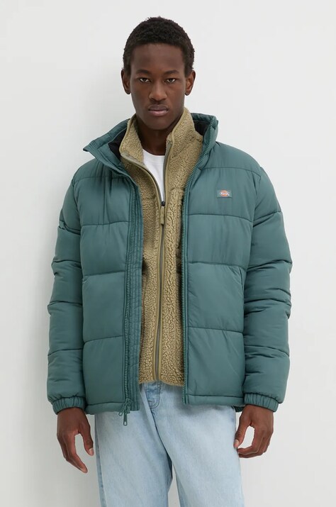 Куртка Dickies чоловіча колір зелений зимова