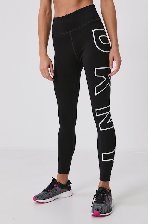 Клин Dkny дамски в черно с принт