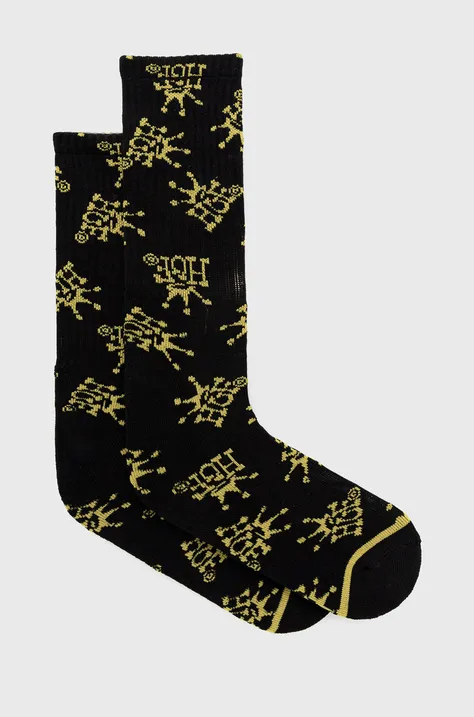 Шкарпетки HUF жіноче колір чорний