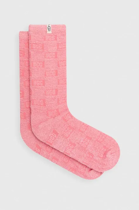 Ponožky UGG dámske, béžová farba, 1105868