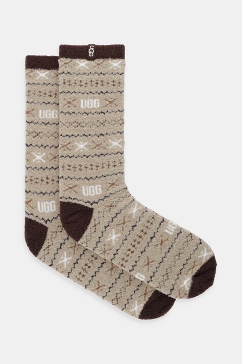 UGG skarpetki damskie kolor brązowy