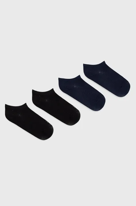 Дитячі шкарпетки United Colors of Benetton (4-pack) колір синій