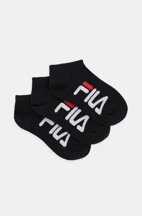 Fila Șosete copii (3-pack) culoarea negru