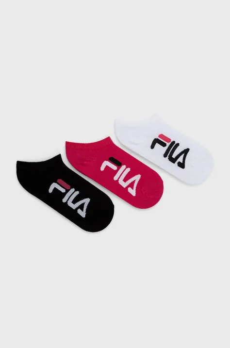 Дитячі шкарпетки Fila колір рожевий