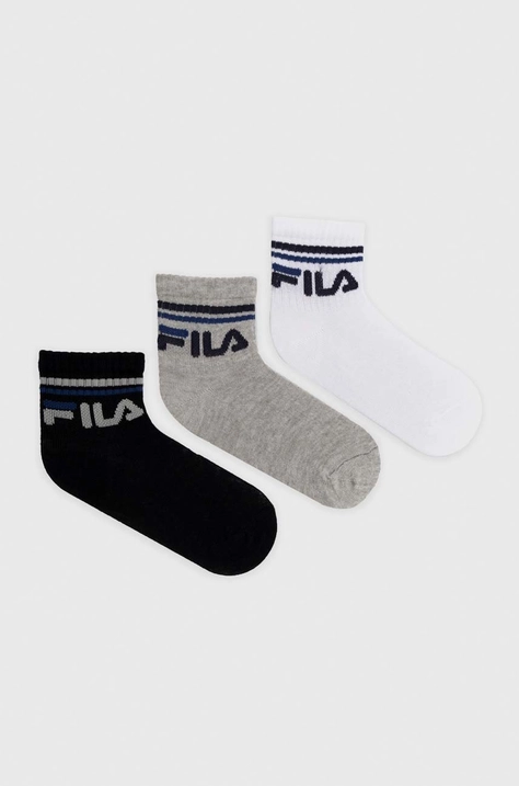 Παιδικές κάλτσες Fila 3-pack χρώμα: άσπρο