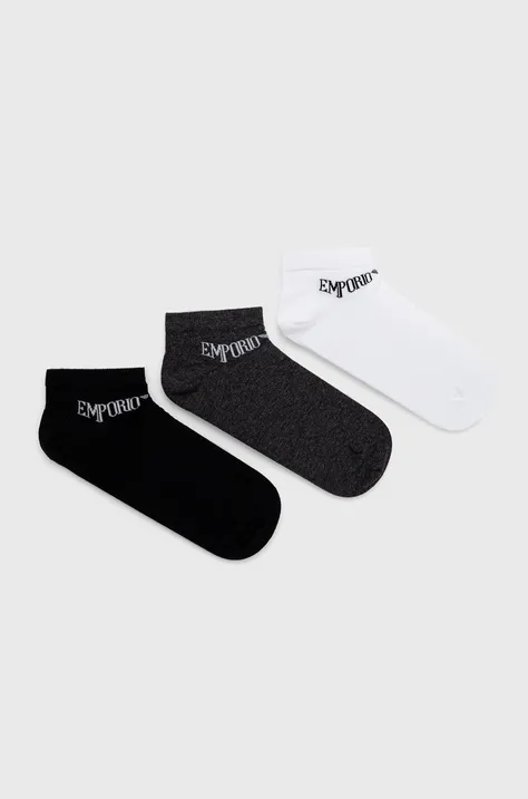 Čarape Emporio Armani Underwear za muškarce, boja: crna