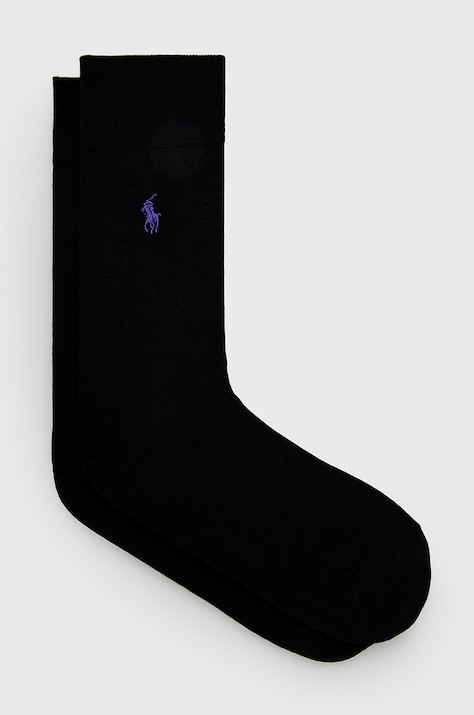Polo Ralph Lauren Skarpetki (2-pack) 449723737002 męskie kolor czarny