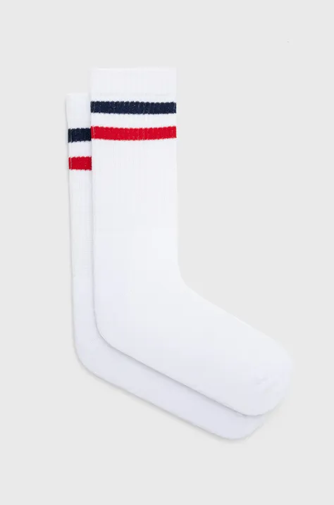 Ponožky Brave Soul pánske, biela farba