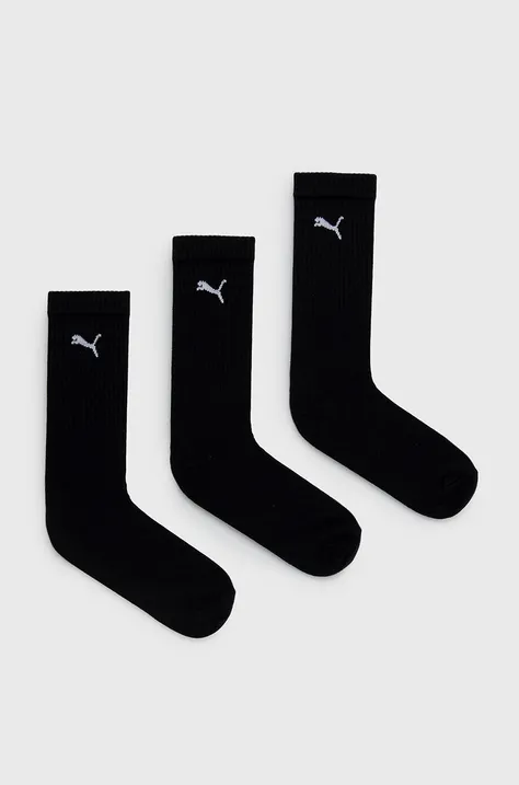 Ponožky Puma (3-pack) 907940 čierna farba, 907940