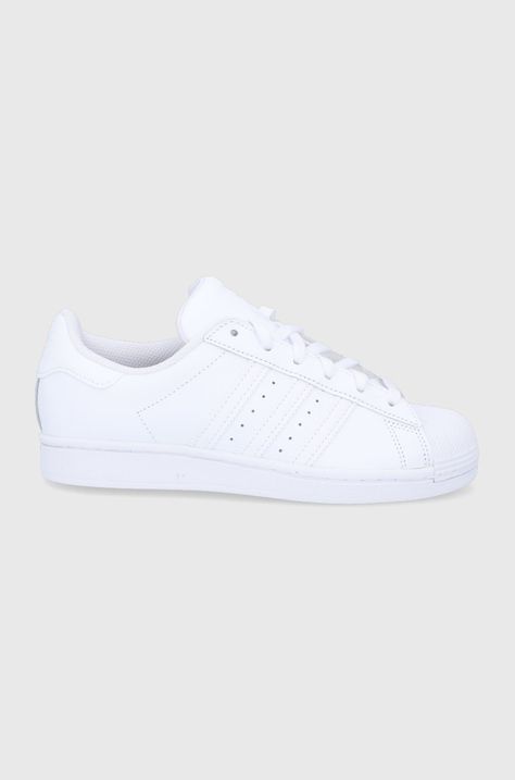 Обувки adidas Originals FV3285 в бяло с равна подметка