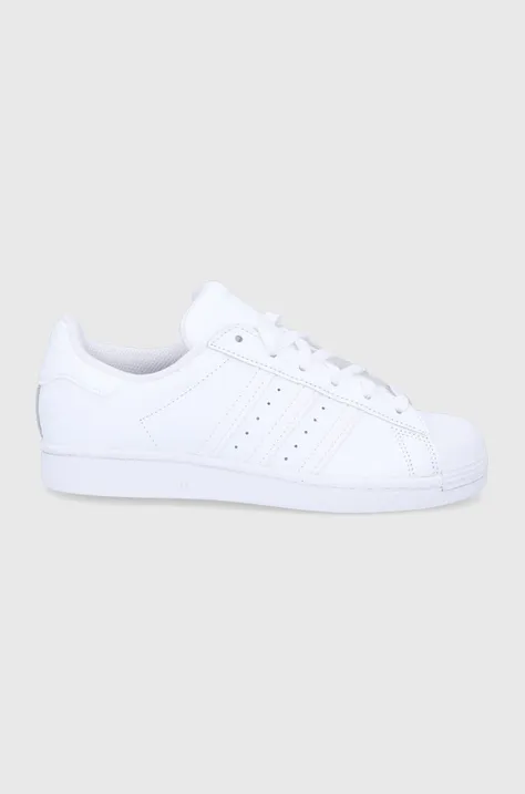 adidas Originals sneakers Superstar culoarea alb, cu toc plat FV3285