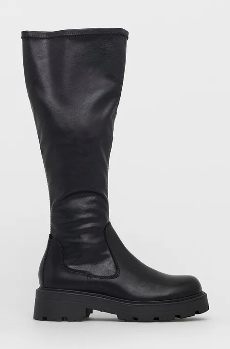 Elegantni škornji Vagabond Shoemakers Cosmo 2.0 ženski, črna barva,