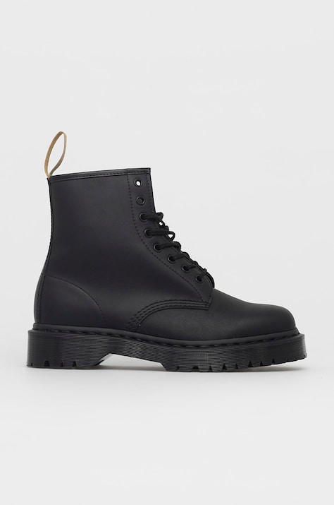 Кубинки Dr. Martens Bex Mono Vegan 1460 дамски в черно с равна подметка 27017001 27032001