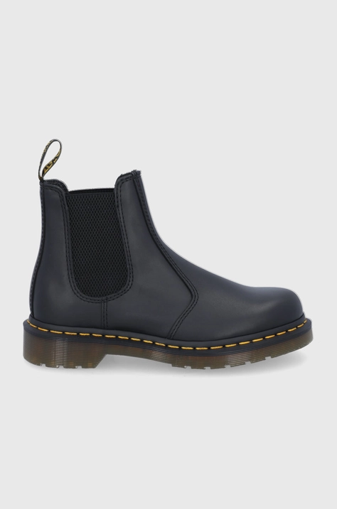 Dr. Martens leather chelsea boots 2976 women's black color