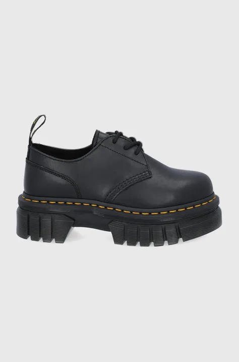 Cipele Dr. Martens Audrick 3-Eye Shoe za žene, boja: crna, DM27147001.Audrick.3i-Black.Napp