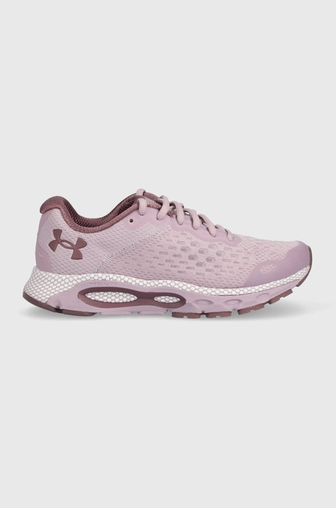 Under Armour buty UA W HOVR Infinite 3 kolor fioletowy na płaskim obcasie 3023556-002