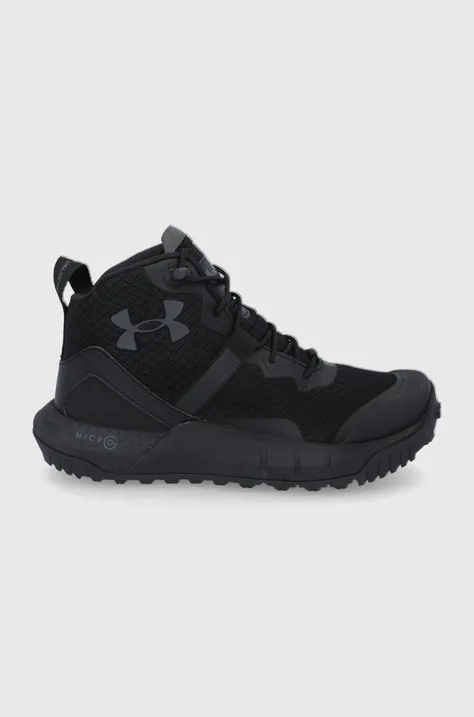 Cipele Under Armour UA W Micro G Valsetz Mid za žene, boja: crna