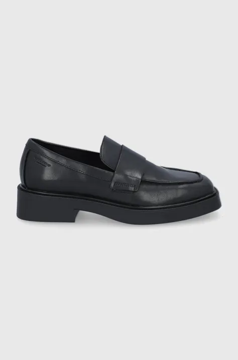 Δερμάτινα μοκασίνια Vagabond Shoemakers Shoemakers JILLIAN γυναικεία, χρώμα: μαύρο