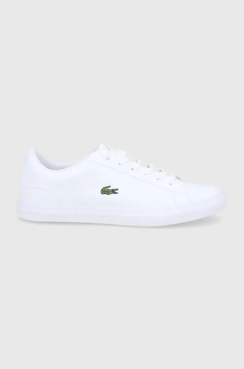 Παπούτσια Lacoste χρώμα: άσπρο