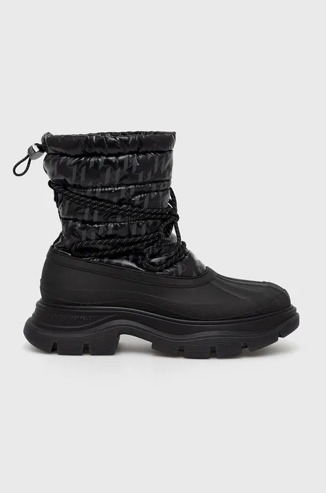 Зимові чоботи Karl Lagerfeld колір чорний