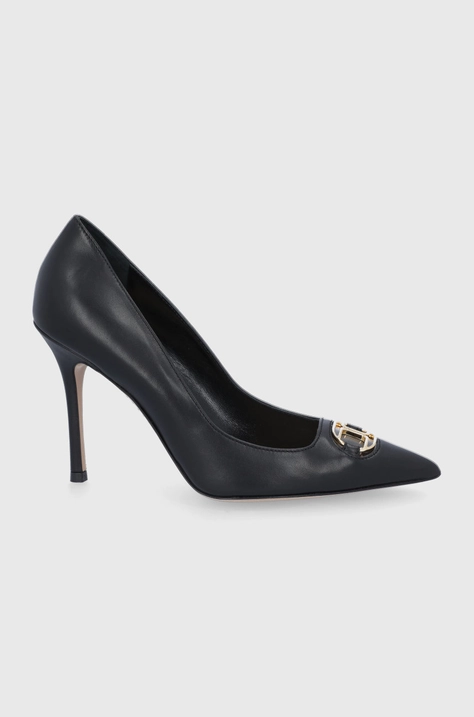 Elisabetta Franchi Stilettos de piele culoarea negru