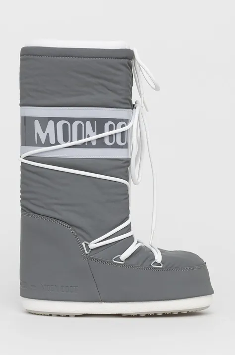 Moon Boot Śniegowce kolor srebrny 14027200.MOON.BOOT.CLAS-SILVER