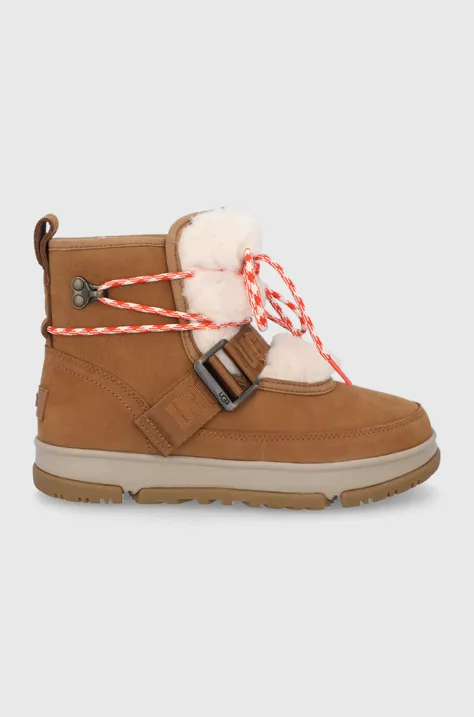 UGG suede snow boots brown color