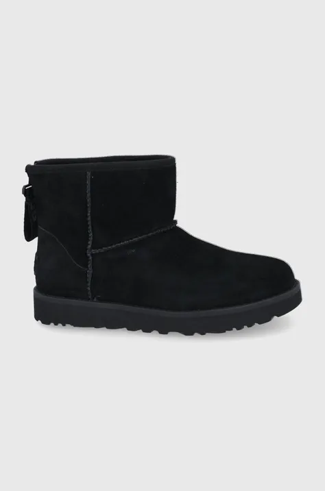 UGG suede snow boots black color