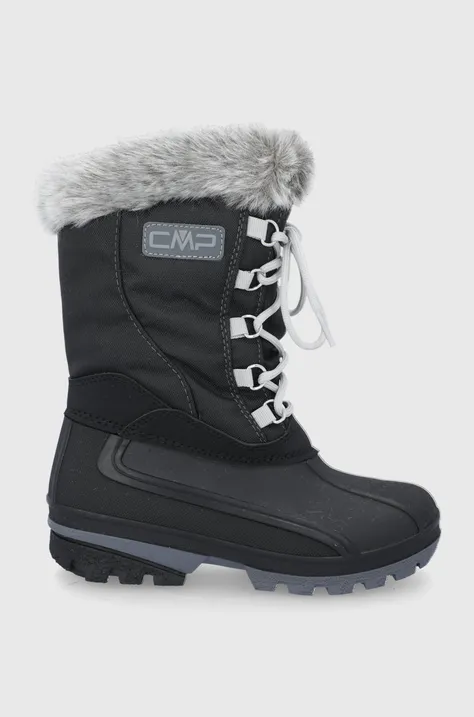 CMP cizme de iarna copii GIRL POLHANNE SNOW BOOTS culoarea negru