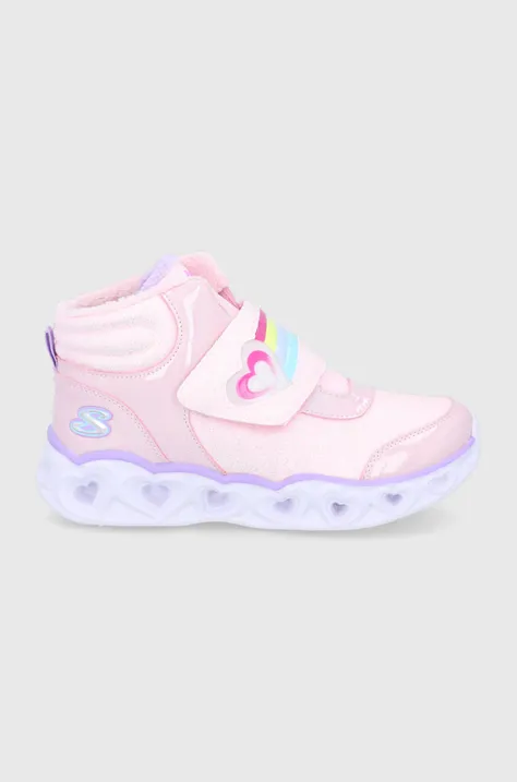 Детски обувки Skechers в розово