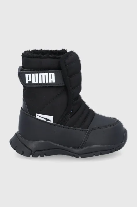 Παιδικές μπότες χιονιού Puma Puma Nieve Boot WTR AC Inf χρώμα: μαύρο