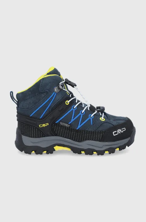 Otroški čevlji CMP Kids Rigel Mid Trekking Shoe Wp mornarsko modra barva