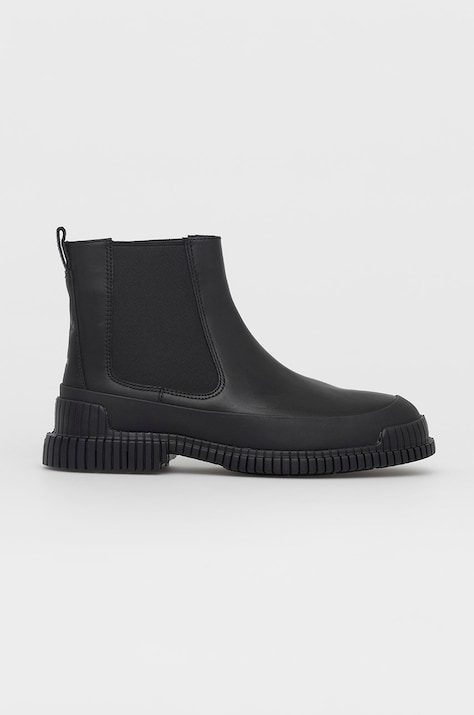 Camper ghete Chelsea de piele Pix bărbați, culoarea negru K300252-015