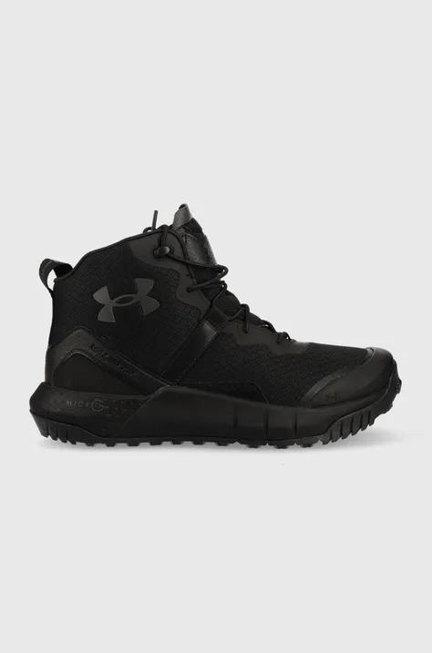 Обувки Under Armour Micro G Valsetz Mid в черно